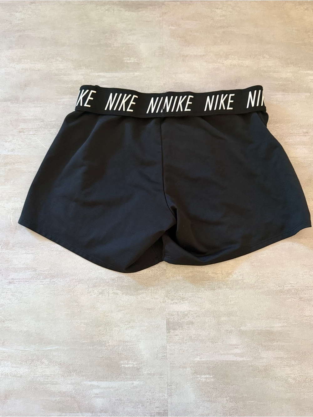 Nike | Dri-FIT Fold-Over Waist Running Shorts Black White - Size Small - Picture 4 of 4